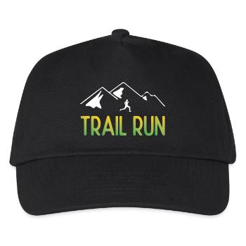 Trail Run - Kids’ Baseball Cap - black - Front