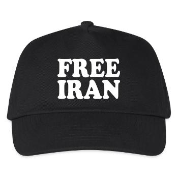 Free iran - Kinder Basecap - Schwarz - Vorne