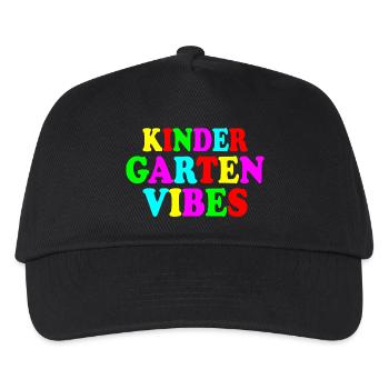 kindergarten vibes - Kinder Basecap - Schwarz - Vorne
