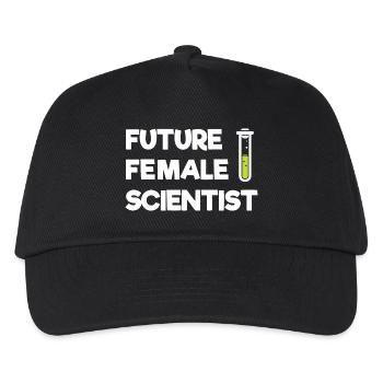 Future Female Scientist - Kids’ Baseball Cap - black - Front