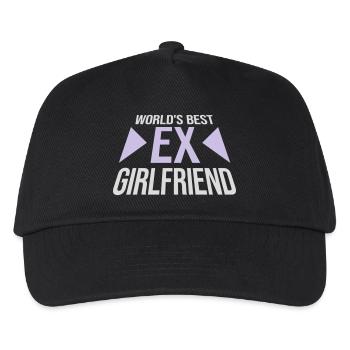 worlds best ex girlfriend - Kinder Basecap - Schwarz - Vorne