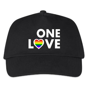 One love - Kids’ Baseball Cap - black - Front