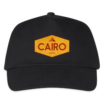 Cairo Egypt Pyramid Emblem - Kids’ Baseball Cap - black - Front