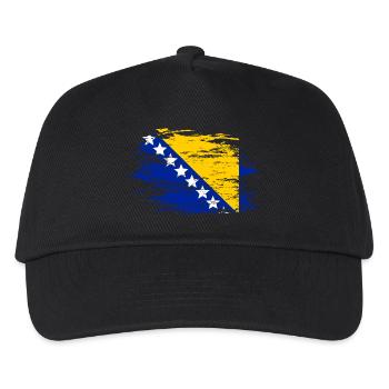 Drapeau bosnien utilisé - Casquette de baseball Enfant - noir - Devant