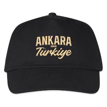 Ankara Türkiye Vintage Lettering - Kids’ Baseball Cap - black - Front