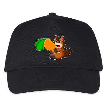 Carotte de cheval - Casquette de baseball Enfant - noir - Devant
