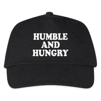 Humble and hungry - Kids’ Baseball Cap - black - Front