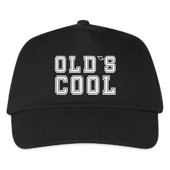 Oldscool - Old School Design - Kinder Basecap - Schwarz - Vorne