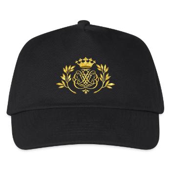 Bach Siegel / Monogramm / Wappen / Insignien, gold - Kinder Basecap - Schwarz - Vorne