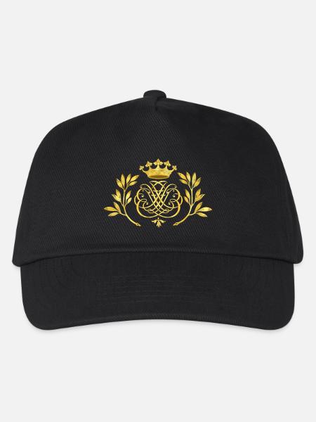 Bach Siegel / Monogramm / Wappen / Insignien, gold - Kinder Basecap - Schwarz