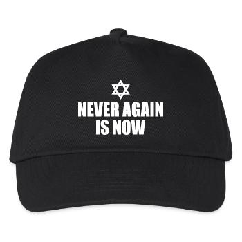 Never again is now - Kids’ Baseball Cap - black - Front