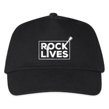 Rock Lives Bold Statement Design - Kids’ Baseball Cap - black - Front