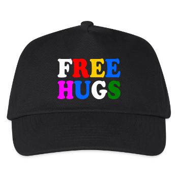 Free hugs - Casquette de baseball Enfant - noir - Devant