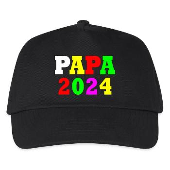 Papa 2024 - Kids’ Baseball Cap - black - Front