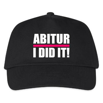 Abitur - Kinder Basecap - Schwarz - Vorne