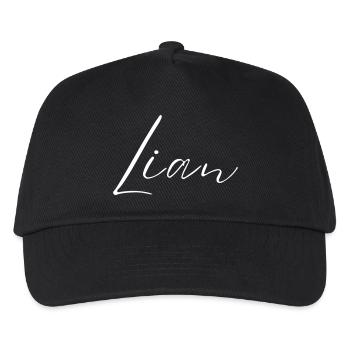 Lian Name T-Shirt Geschenk Für Männer - Kinder Basecap - Schwarz - Vorne