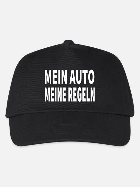Auto - Kinder Basecap - Schwarz