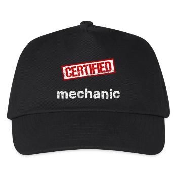 Mechanic - Kids’ Baseball Cap - black - Front