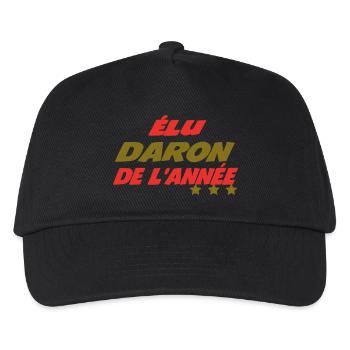 Elected DARON of the Year - Kids’ Baseball Cap - black - Front