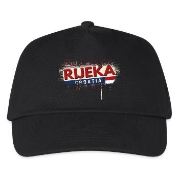 croatia hrvatska croatia hrv hr travel tourism - Kids’ Baseball Cap - black - Front
