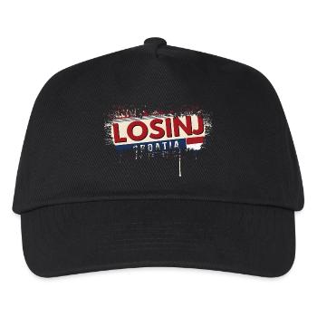 croatia hrvatska croatia hrv hr travel tourism - Kids’ Baseball Cap - black - Front