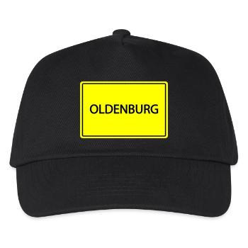 ortsschild oldenburg - Kinder Basecap - Schwarz - Vorne