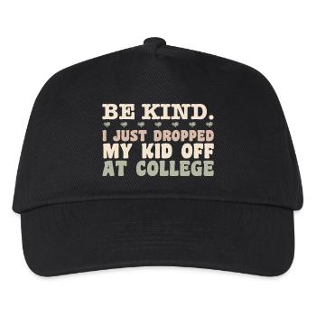 Kid Leaving For College - Mom Kid Going To College - Kids’ Baseball Cap - black - Front
