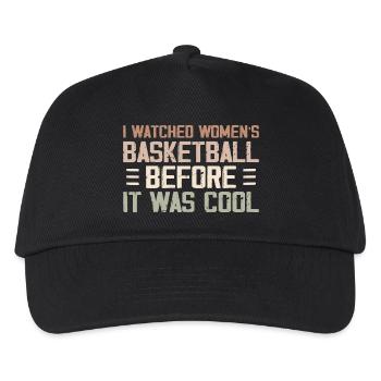 I Watched Women's Basketball Before It Was Cool - Kids’ Baseball Cap - black - Front