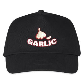 GARLIC - Kinder Basecap - Schwarz - Vorne
