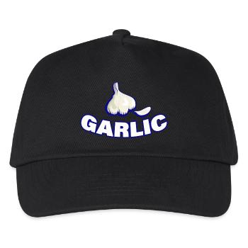 GARLIC - Kinder Basecap - Schwarz - Vorne