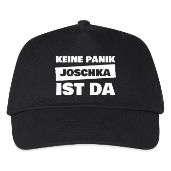Joschka als Vorname - Kinder Basecap - Schwarz - Vorne