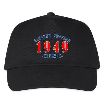 1949 Year of birth - Kids’ Baseball Cap - black - Front