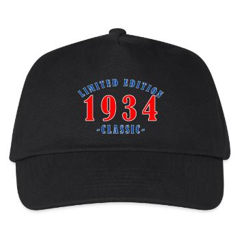 1934 Year of birth - Kids’ Baseball Cap - black - Front