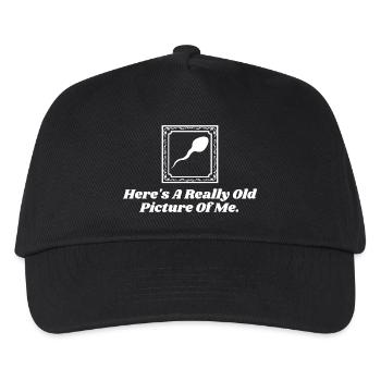 Here's A Really Old Picture Of Me Funny Sperm bday - Casquette de baseball Enfant - noir - Devant