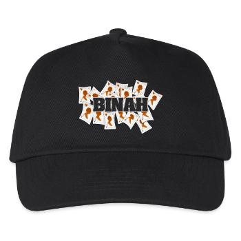 Binah als Vegas - Kinder Basecap - Schwarz - Vorne
