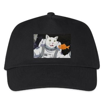 WELTRAUM KATZE - Kinder Basecap - Schwarz - Vorne