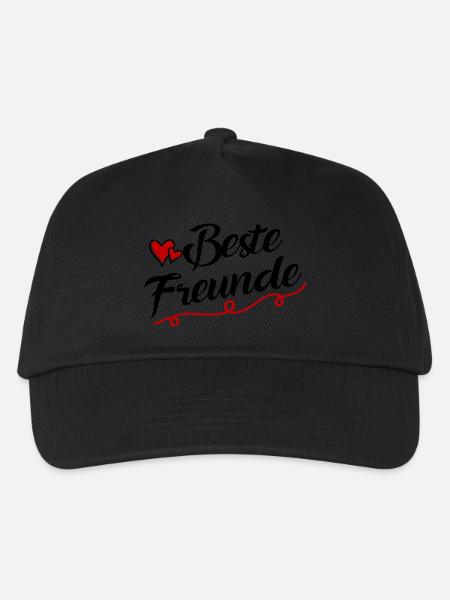 beste freunde - Kinder Basecap - Schwarz