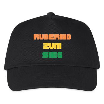 Rowing to victory - Kids’ Baseball Cap - black - Front