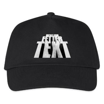 Texte assez gras - Casquette de baseball Enfant - noir - Devant