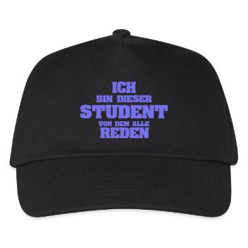 Occupation: Student - Kids’ Baseball Cap - black - Front