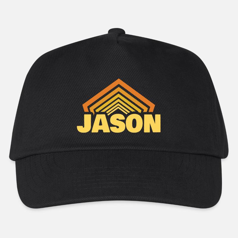 Vorname Jason - Kinder Basecap - Schwarz