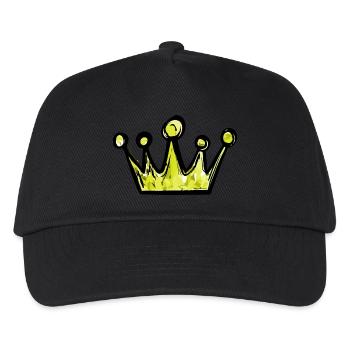 Crown Symbol - Kids’ Baseball Cap - black - Front