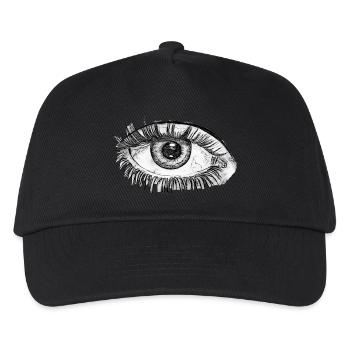 AUGE - Kinder Basecap - Schwarz - Vorne