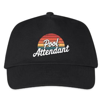 L’été, le soleil, le plaisir - Casquette de baseball Enfant - noir - Devant
