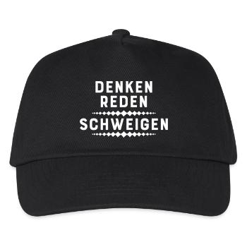 Lustige Sprüche - Kinder Basecap - Schwarz - Vorne