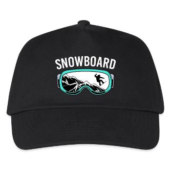 Snowboard Snowboarding Snowboard Holidays Snowboarders - Kids’ Baseball Cap - black - Front
