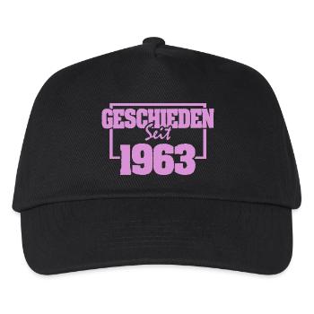 Divorced 1963 - Kids’ Baseball Cap - black - Front