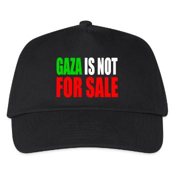 gaza is not for sale - Kids’ Baseball Cap - black - Front