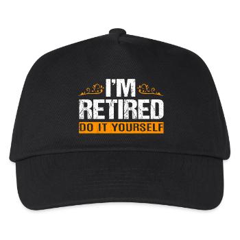 Pension 2025 Retirement 2025 Pensioner Pensioner Pensioner - Kids’ Baseball Cap - black - Front