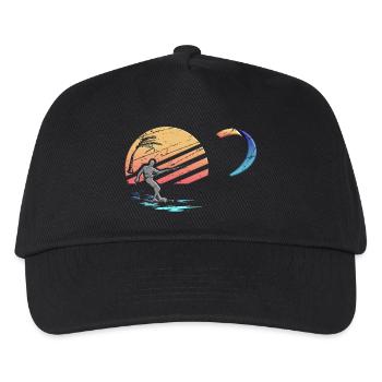 Go Kite - Kinder Basecap - Schwarz - Vorne